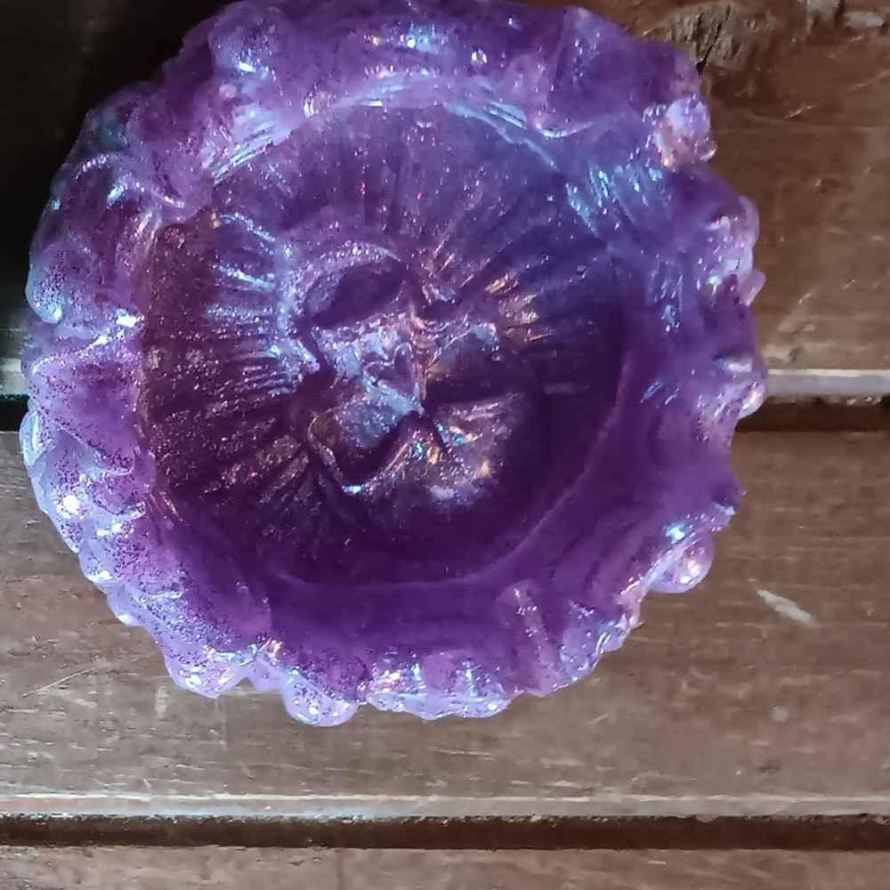 Purple Decorative Expoxy Ashtray